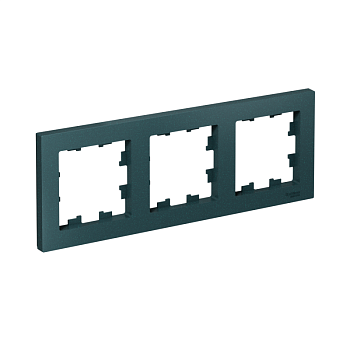 Рамка 3-м AtlasDesign универс. изумруд SchE ATN000803