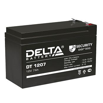 Аккумулятор 12В 7А.ч Delta DT 1207 Аккумулятор 12В 7А.ч Delta DT 1207