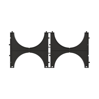 Кластер двойной для двустен. труб d110 DKC 025112 Кластер двойной для двустен. труб d110 DKC 025112