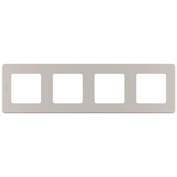 Рамка 4-м Inspiria шампань Leg 673968