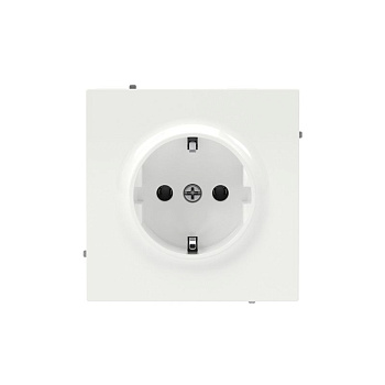 Розетка силовая KANT 2P+E без шторки бел. магнолия DKC 7000033