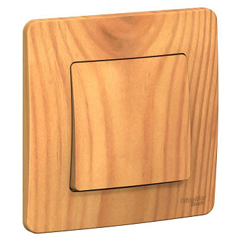 Выключатель 1-кл. СП Blanca 10А IP20 (сх. 1) 250В ясень SchE BLNVS010105