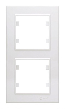 Рамка 2-м Karea вертик. бел. Makel 56001707