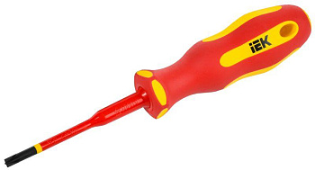 Отвертка диэлектрическая SLIM PZ/SL1х80 Т2 ARMA2L 5 IEK A2L5-SC31-T2-ZS-10-080 Отвертка диэлектрическая SLIM PZ/SL1х80 Т2 ARMA2L 5 IEK A2L5-SC31-T2-ZS-10-080