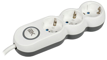 Удлинитель 3х5м с заземл. 16А 250В У03В UNO 2P+PE 3х1.5кв.мм IEK WYP53-16-03-05-ZK