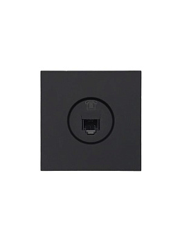 Розетка телефонная евро СП ZIMA IP20 черн. бархат LEZARD 704-4288-137 Розетка телефонная евро СП ZIMA IP20 черн. бархат LEZARD 704-4288-137