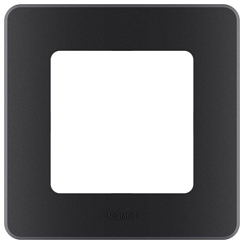 Рамка 1-м Inspiria антрацит Leg 673933 Рамка 1-м Inspiria антрацит Leg 673933