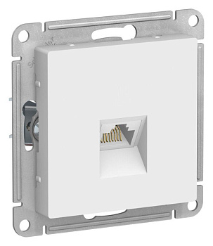 Розетка компьютерная AtlasDesign RJ45 кат.6A механизм лотос SE ATN001386 Розетка компьютерная AtlasDesign RJ45 кат.6A механизм лотос SE ATN001386