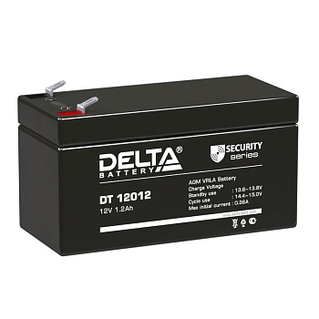 Аккумулятор 12В 1.2А.ч Delta DT 12012 Аккумулятор 12В 1.2А.ч Delta DT 12012