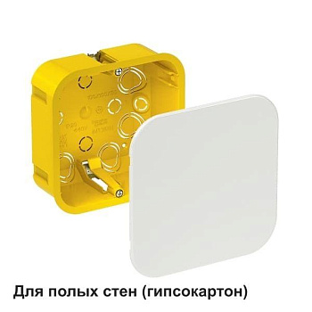 Коробка распределительная СП 100х100х50мм для гипсокартона SchE IMT35161