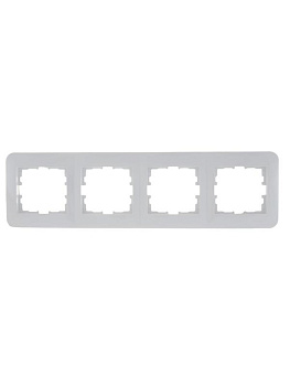 Рамка 4-м Karina Life горизонт. бел. LEZARD 708-0200-149
