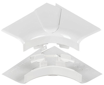 Угол внутренний 105х50 бел. Leg 010605