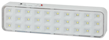 Светильник светодиодный DBA-102-0-20 30LED 5ч IP20 выход аварийный непостоянный Эра Б0044395 Светильник светодиодный DBA-102-0-20 30LED 5ч IP20 выход аварийный непостоянный Эра Б0044395