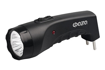 Фонарь ручной AccuF2-L04-bk 4LED аккумулятор 400мА.ч 2 режима: 100проц./25проц. выдвижная вилка; индикатор зарядки черн. ФАZА 5000797 Фонарь ручной AccuF2-L04-bk 4LED аккумулятор 400мА.ч 2 режима: 100проц./25проц. выдвижная вилка; индикатор зарядки черн. ФАZА 5000797