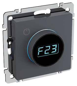 Термостат электронный с индикацией BRITE СП IP20 ТС10-1-БрМ маренго IEK BR-RT11-K35