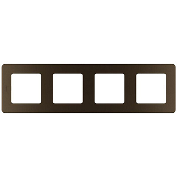 Рамка 4-м Inspiria бронз. Leg 673969