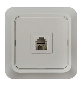 Розетка телефонная 1-м СП Bolleto 7034 16А IP20 бел. ASD / IN HOME 4690612000398 Розетка телефонная 1-м СП Bolleto 7034 16А IP20 бел. ASD / IN HOME 4690612000398