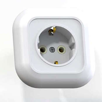 Розетка 1-м СП Валентина РС16-635 16А IP20 с заземл. бел. Кунцево 7653 Розетка 1-м СП Валентина РС16-635 16А IP20 с заземл. бел. Кунцево 7653