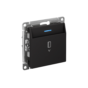 Выключатель карточный СП AtlasDesign 10А IP20 без задержки времени механизм карбон SE ATN001067