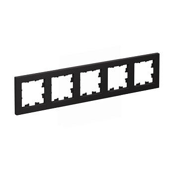 Рамка 5-м AtlasDesign универс. карбон SchE ATN001005