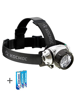 Фонарь H7LED 7хLED 3хAAA(R03) налобный Космос KOC-H7-LED Фонарь H7LED 7хLED 3хAAA(R03) налобный Космос KOC-H7-LED
