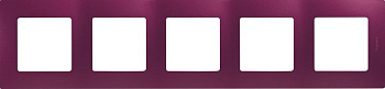 Рамка 5-м Etika сливовый Leg 672565