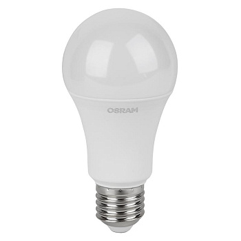 Лампа светодиодная LED Value 2000лм 25Вт 6500К холод. бел. E27 A угол пучка 180град. 220-240В (замена 200Вт) матов. пластик OSRAM 4058075696471 Лампа светодиодная LED Value 2000лм 25Вт 6500К холод. бел. E27 A угол пучка 180град. 220-240В (замена 200Вт) матов. пластик OSRAM 4058075696471