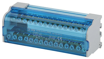 Шины на DIN-рейку в корпусе (кросс-модуль) ШНК 2х15 L+PEN NO-224-14 ЭРА Б0043932 