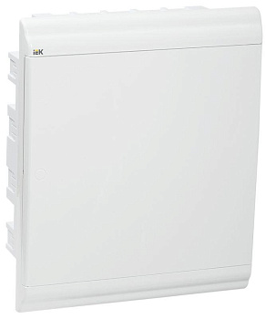 Бокс ЩРВ-П-24 мод. встраив. пластик IP41 PRIME бел. дверь IEK MKP82-V-24-WD-41-10 