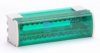 Кросс-модуль ШН-103 на DIN-рейку 2х15 групп 125А DEKraft 32016DEK 