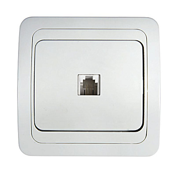 Розетка телефонная 1-м СП Classico 2034 16А IP20 бел. ASD / IN HOME 4690612000404 Розетка телефонная 1-м СП Classico 2034 16А IP20 бел. ASD / IN HOME 4690612000404