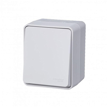 Переключатель 1-кл. ОП AtlasDesign Profi54 10 АХ бел. SchE ATN540161