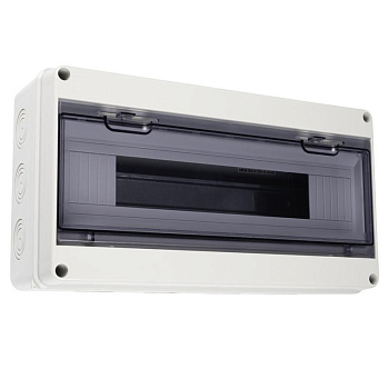 Бокс модульный накладной PDB/W 4018 GR (ЩРН-ПГ-18) IP65 пластик. Pro JazzWay 5072121 