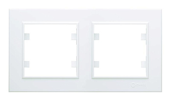 Рамка 2-м Karea горизонт. бел. Makel 56001702