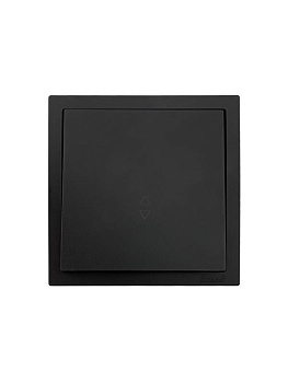 Выключатель проходной 1-кл. СП ZIMA IP20 10А безвинт. зажим черн. бархат LEZARD 704-4288-105QC