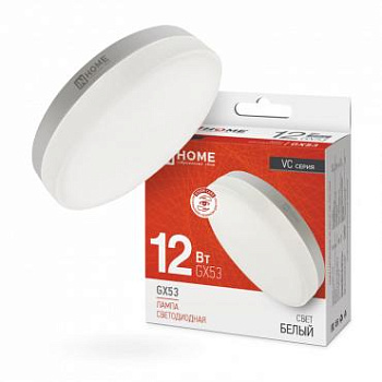 Лампа светодиодная LED-GX53-VC 12Вт 230В 4000К 1080лм IN HOME 4690612020792