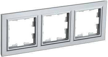 Рамка 3-м BRITE РУ-3-БрА алюм. IEK BR-M32-K47