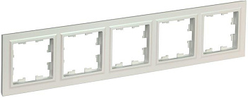 Рамка 5-м BRITE РУ-5-БрЖ жемчуж. IEK BR-M52-K36
