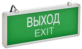 Светильник светодиодный ССА 1001 "ВЫХОД-EXIT" одностор. 3Вт IEK LSSA0-1001-003-K03 Светильник светодиодный ССА 1001 "ВЫХОД-EXIT" одностор. 3Вт IEK LSSA0-1001-003-K03
