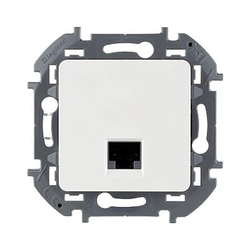 Розетка компьютерная Inspiria RJ45 кат.5E UTP бел. Leg 673825 Розетка компьютерная Inspiria RJ45 кат.5E UTP бел. Leg 673825