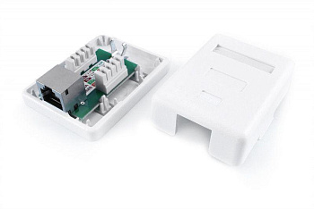 Розетка компьютерная 1-м ОП Dual IDC SB1-1-8P8C-C6-SH-WH RJ45 (8P8C) кат.6 экранир. Hyperline 430236 Розетка компьютерная 1-м ОП Dual IDC SB1-1-8P8C-C6-SH-WH RJ45 (8P8C) кат.6 экранир. Hyperline 430236