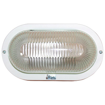 Светильник "Банник" 1401 овал малый НПП 03-60-021 IP54 бел. пласт. Элетех 1005500883