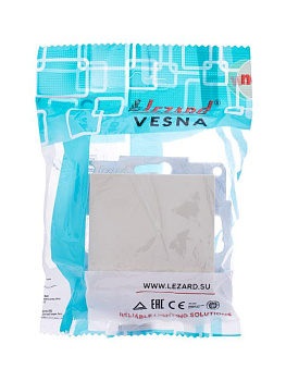 Механизм выключателя 1-кл. СП VESNA кремов. LEZARD 742-0388-100