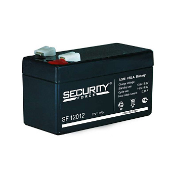 Аккумулятор 12В 1.2А.ч Security Force SF 12012 Аккумулятор 12В 1.2А.ч Security Force SF 12012