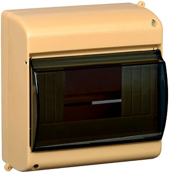 Корпус ОП КМПн 2/6 Krepta 3 IP30 для 6-х авт. выкл. прозр. крышка пластик. сосна IEK MKP42-N-06-30-09-S 