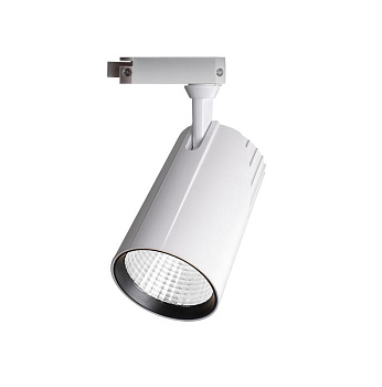 Светильник светодиодный PTR 1725 25Вт 4000К IP40 24град. трековый WH бел. JazzWay 5026148 Светильник светодиодный PTR 1725 25Вт 4000К IP40 24град. трековый WH бел. JazzWay 5026148