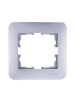 Рамка 1-м Karina Life горизонт. жемчуж./бел. перламутр LEZARD 708-3000-146