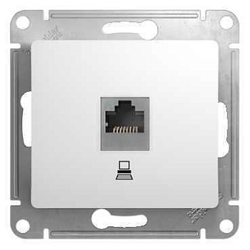 Механизм розетки комп. 1-м СП Glossa RJ45 бел. SchE GSL000181K Механизм розетки комп. 1-м СП Glossa RJ45 бел. SchE GSL000181K