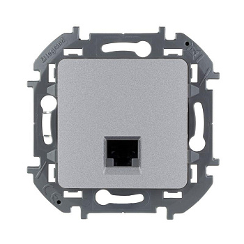 Розетка компьютерная Inspiria RJ45 кат.5E UTP алюм. Leg 673827 Розетка компьютерная Inspiria RJ45 кат.5E UTP алюм. Leg 673827