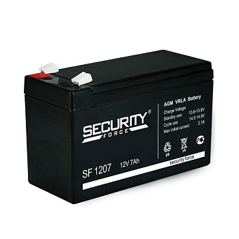 Аккумулятор 12В 7А.ч Security Force SF 1207 Аккумулятор 12В 7А.ч Security Force SF 1207